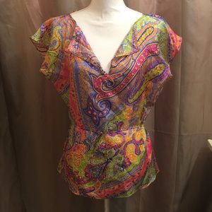 NWT Ralph Lauren bohemian blouse